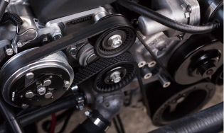the belt system in a truck